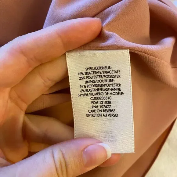 NWT Alice + Olivia Harmony Drapey Slip Satin Mini Dress with Cowl Neck - Size 8 - Picture 8 of 14